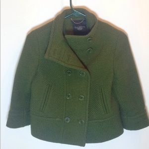 Petite wool waste coat